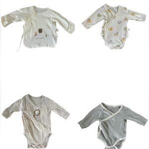 4pc baby bodysuits bundle